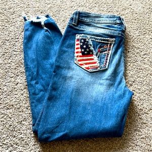 Vigoss patriotic denim jeans